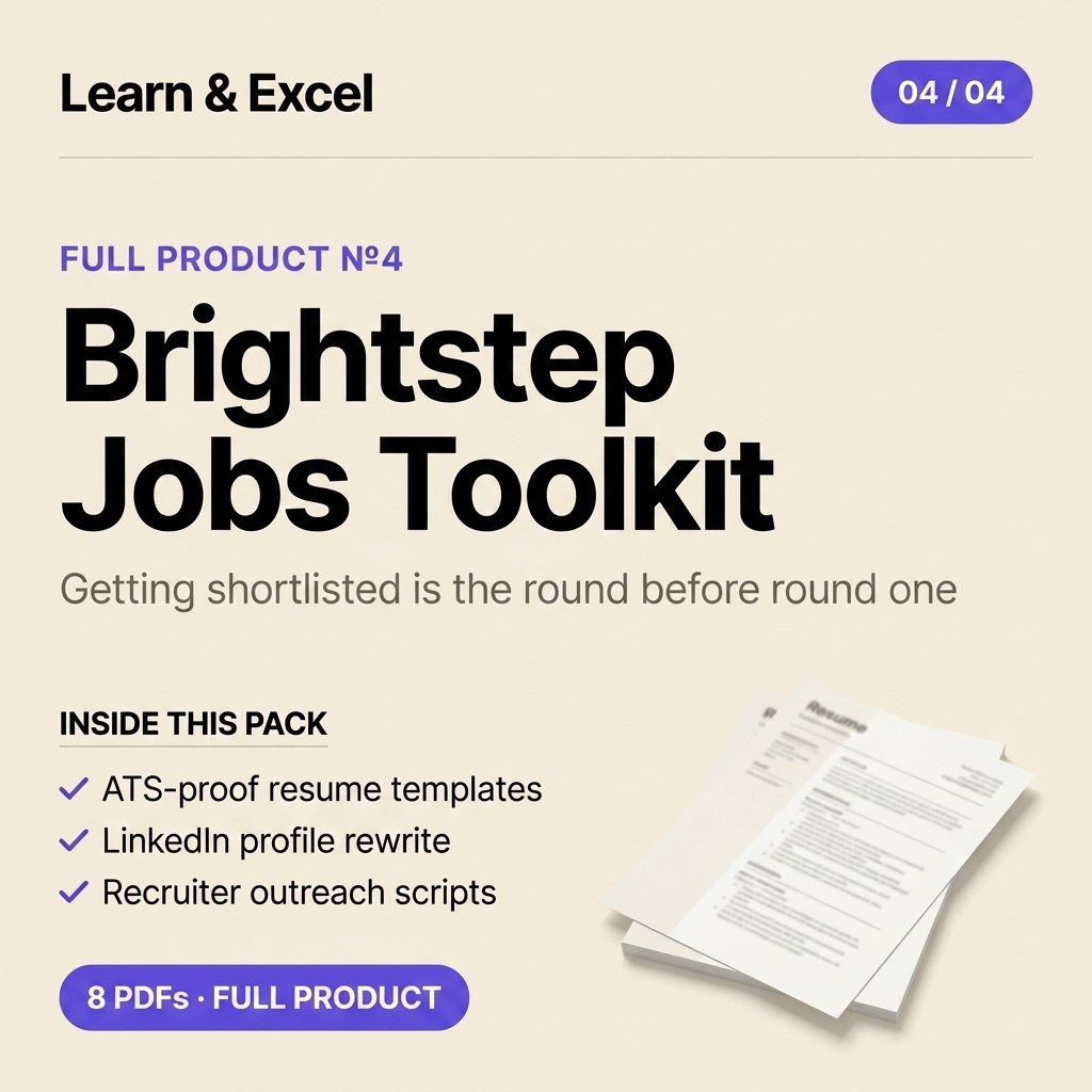 Brightstep Jobs Toolkit