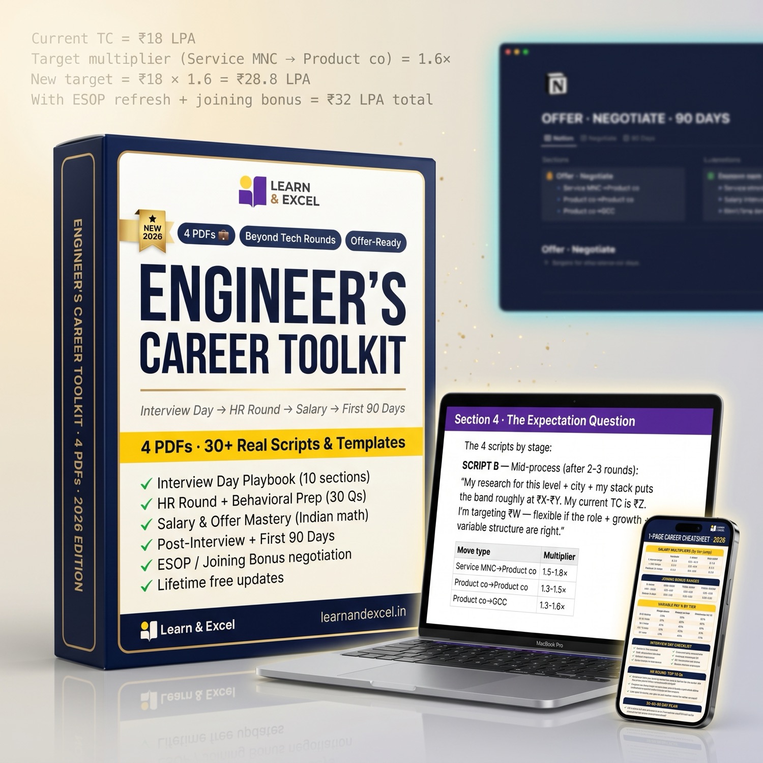The Engineer's Career Toolkit — 2026 Edition cover