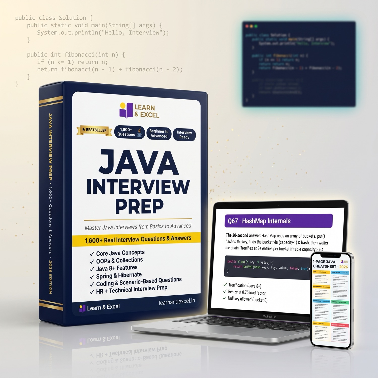 Java Interview Prep 2026 — eBook cover