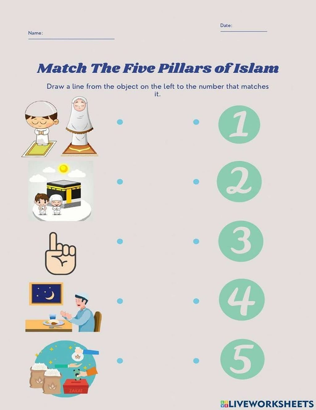 Arabic Alphabet worksheet 8