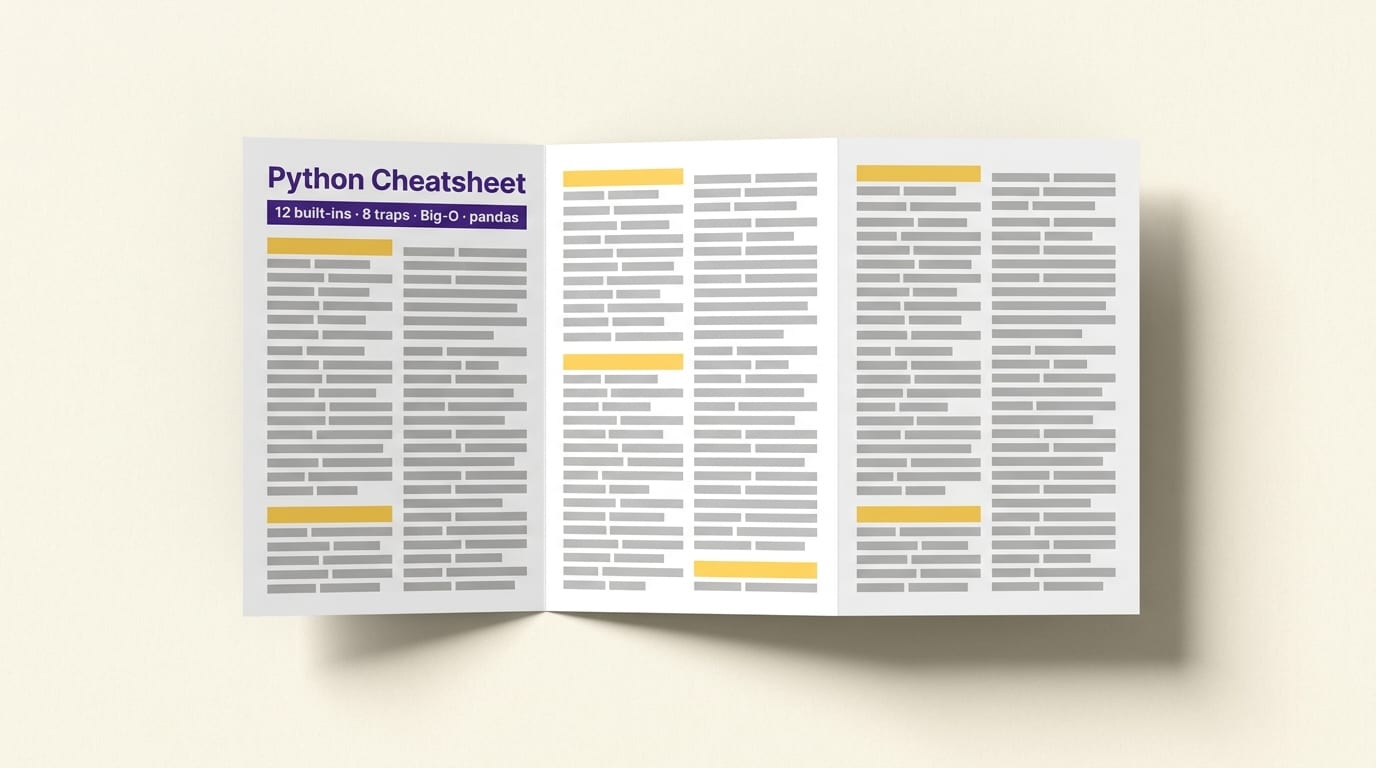Python Cheatsheet (Bonus)