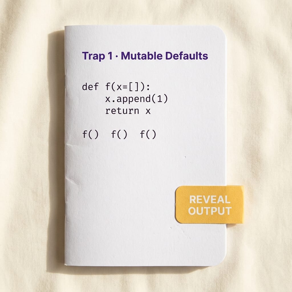 Guess the Output mutable default trap