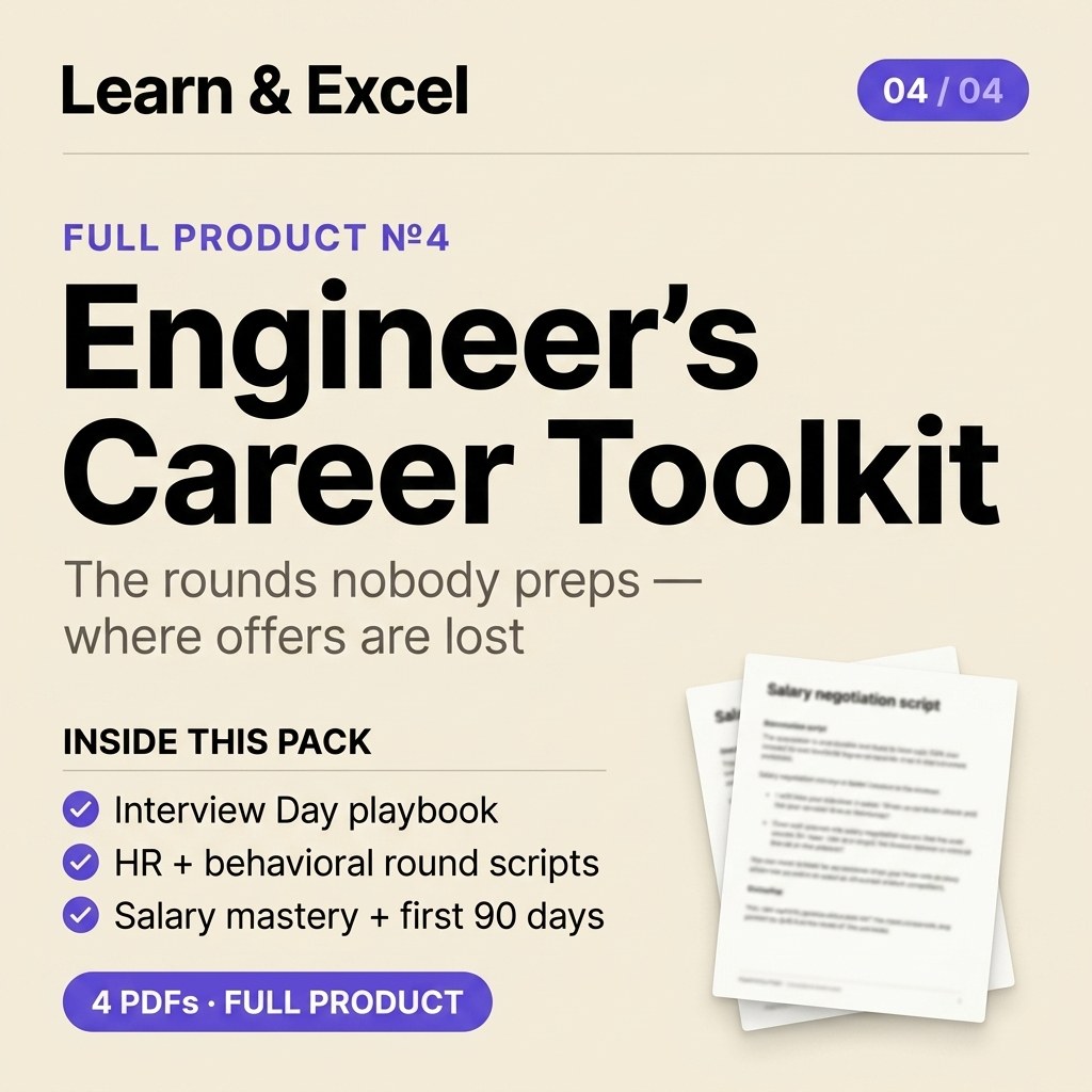 The Engineer's Career Toolkit
