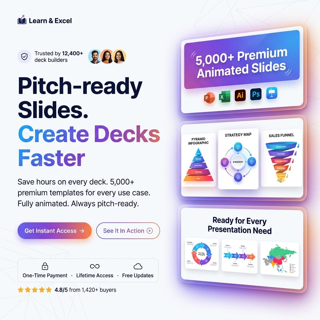 5,000+ Slide Templates Pack — premium template stack