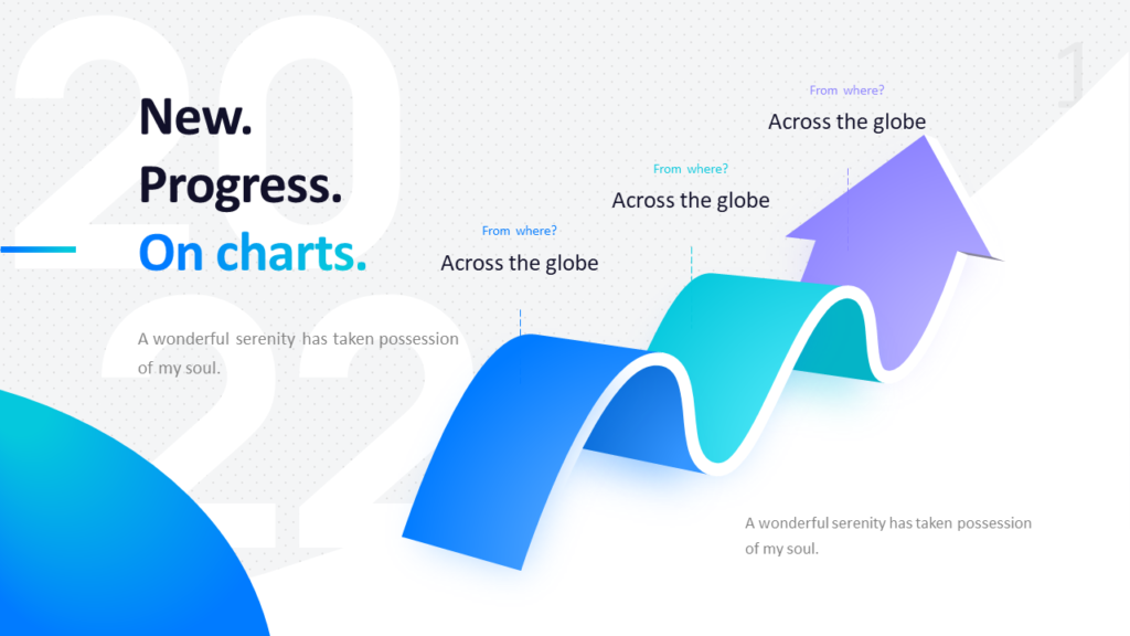 Animated infographic template 3