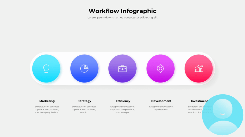 Animated infographic template 10